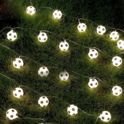 LED-snöringsgirland - med fotbollar - batteridriven
