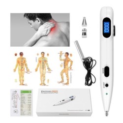 Elektronisk akupunkturpenna - meridianenergi - smärtlindring - kroppsmassage