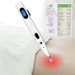 Elektronisk akupunkturpenna - meridianenergi - smärtlindring - kroppsmassage