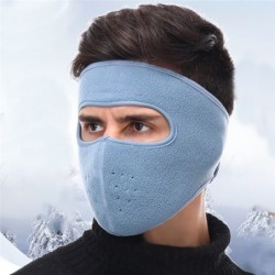 Varm ansiktsmask i fleece - vindtät/dammtät