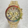 MISSFOX - luxury Quartz watch - rainbow diamonds - waterproofWatches