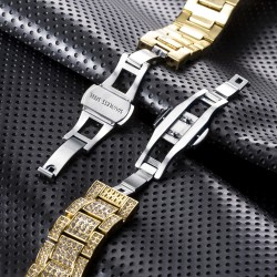 MISSFOX - luxury Quartz watch - rainbow diamonds - waterproofWatches