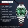 Pagani Design - automatic stainless steel watch - waterproof - greenWatches