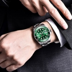 Pagani Design - automatic stainless steel watch - waterproof - greenWatches