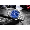 Pagani Design - automatisk klocka i rostfritt stål - vattentät - blå