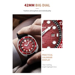 LIGE - stainless steel Quartz watch - waterproof - silicone strap - greenWatches