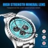 LIGE - luxury stainless steel Quartz watch - luminous - leather strap - waterproof - rose gold / blackWatches