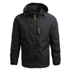 Hooded men's windbreaker - jacketJackets