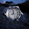 PAGANI DESIGN - mechanical watch - stainless steel - waterproof - nylon strap - blueWatches