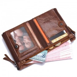 Plånbok för män i äkta koskinn