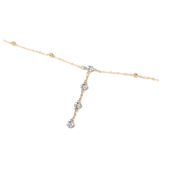 Tofs kroppskedja / halsband - med kristaller