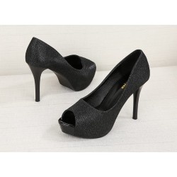 Sexy high heeled pumps - open toeHigh heels