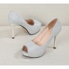 Sexy high heeled pumps - open toeHigh heels