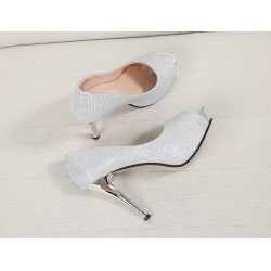 Sexy high heeled pumps - open toeHigh heels