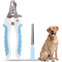 Nagelklippare för hundar/katter - set med nagelfil