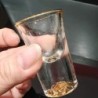 Glasögonshots - med gyllene design - blyfri - 10ml