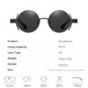 Steampunk style round sunglasses - metal frame - UV400Sunglasses
