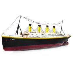 NQD 757 1/325 2,4G 80cm - Titanic RC-båt - elektriskt skepp med ljus - RTR-leksak