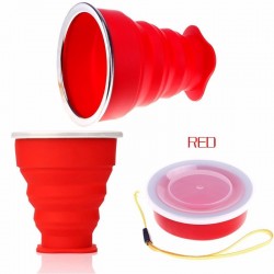 Vikbar silikonmugg - BPA fri - 200ml
