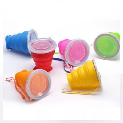 Vikbar silikonmugg - BPA fri - 200ml