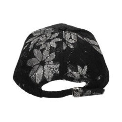 Sommar baseballkeps - blommig spets/fjäril