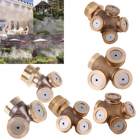 Trädgårdsbevattningssystem - sprutmunstycke - automatiskt sprinklerhuvud - koppar