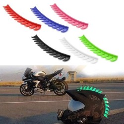 Motorcykelhjälmdekoration - reflekterande spikar