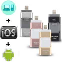 OTG-mikroflashenhet med dubbla ändamål - USB 3.0 - för iPhone / Android