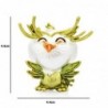 Smiling little owl - crystal broochBrooches