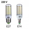 LED-lampa - SMD 5730 - 220V - E14 - E27