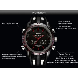 Digital Quartz watch - waterproof - LEDWatches