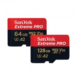 Original Sandisk Extreme Pro - micro TF-kort - 170MB/s A2 V30 U3 - minneskort med SD-adapter