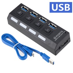 4-portars HUB - USB 3.0 - splitter