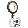 Undervattens selfie monopod i aluminium - fäste - dubbelarmshållare - för GoPro-kameror