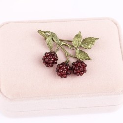Pomegranate design fruit broochBrooches