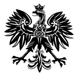 Polish Eagle - bildekal - 15,2 * 15,1cm