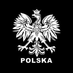 Polsk örn / POLSKA - bilklistermärke