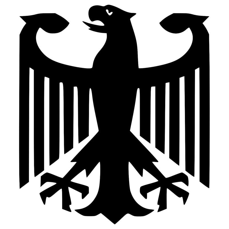 German Eagle - vinylbilklistermärke