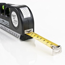 Multipurpose level laser - horizontal / vertical measure tapeMeasurement