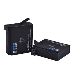 1680mAh AHDBT-401 batteri - för GoPro Hero 4 Action-Camera - 4 delar