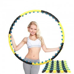 Dubbelrad magnetisk hula hoop - fitnessmassage - konditionsutrustning