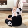 Pandaformad liten soffa - sits - plyschleksak - för barn
