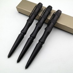 Självförsvar taktisk penna - glaskross - stålhuvud