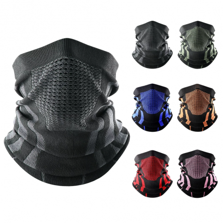 Thermal face balaclava / scarf - andningsmask - cykling / vandring / skidåkning