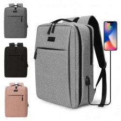 Trendig laptopväska - ryggsäck - med USB-laddningsport - vattentät