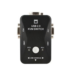 KVM-switch - splitter - 2 portar - USB 2.0 - 1920*1440 VGA SVGA