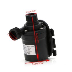 Vattencirkulation dränkbar pump - borstlös motor - 12V - 24V - 800LH - 5m
