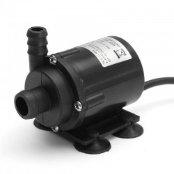 Miniborstlös vattenpump - dränkbar motor - 800L/H 5m - 12V / 24V