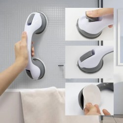Badrumsvägg / dörr - handtag - stark sugkopp och grepp - justerbar