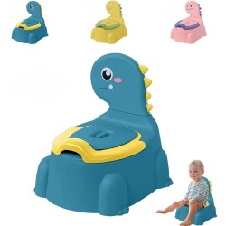 Dinosaurie potträning - toalettstol för killar & tjejer - halkfri